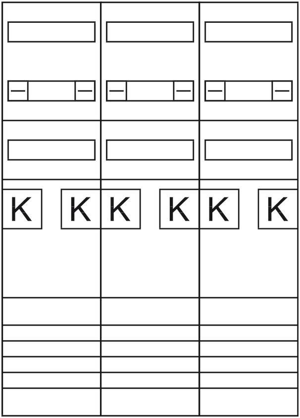 Hager Komplettfeld Inhalt 1 St.