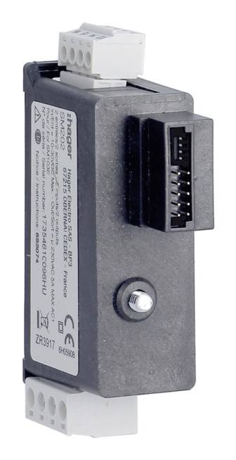 Hager SM202 Zwei Eingänge/Zwei Ausgänge für SM103E
