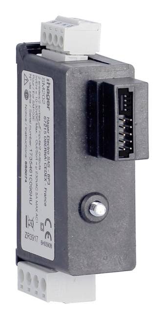 Hager SM202 Zwei Eingänge/Zwei Ausgänge für SM103E