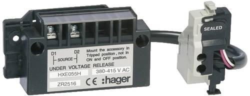 Hager HXE055H HXE055H Unterspannungsauslöser 380 V, 415V 1St.