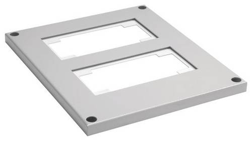Hager Verschlussplatte (B x H) 850mm x 20mm Stahl Grau 1St.