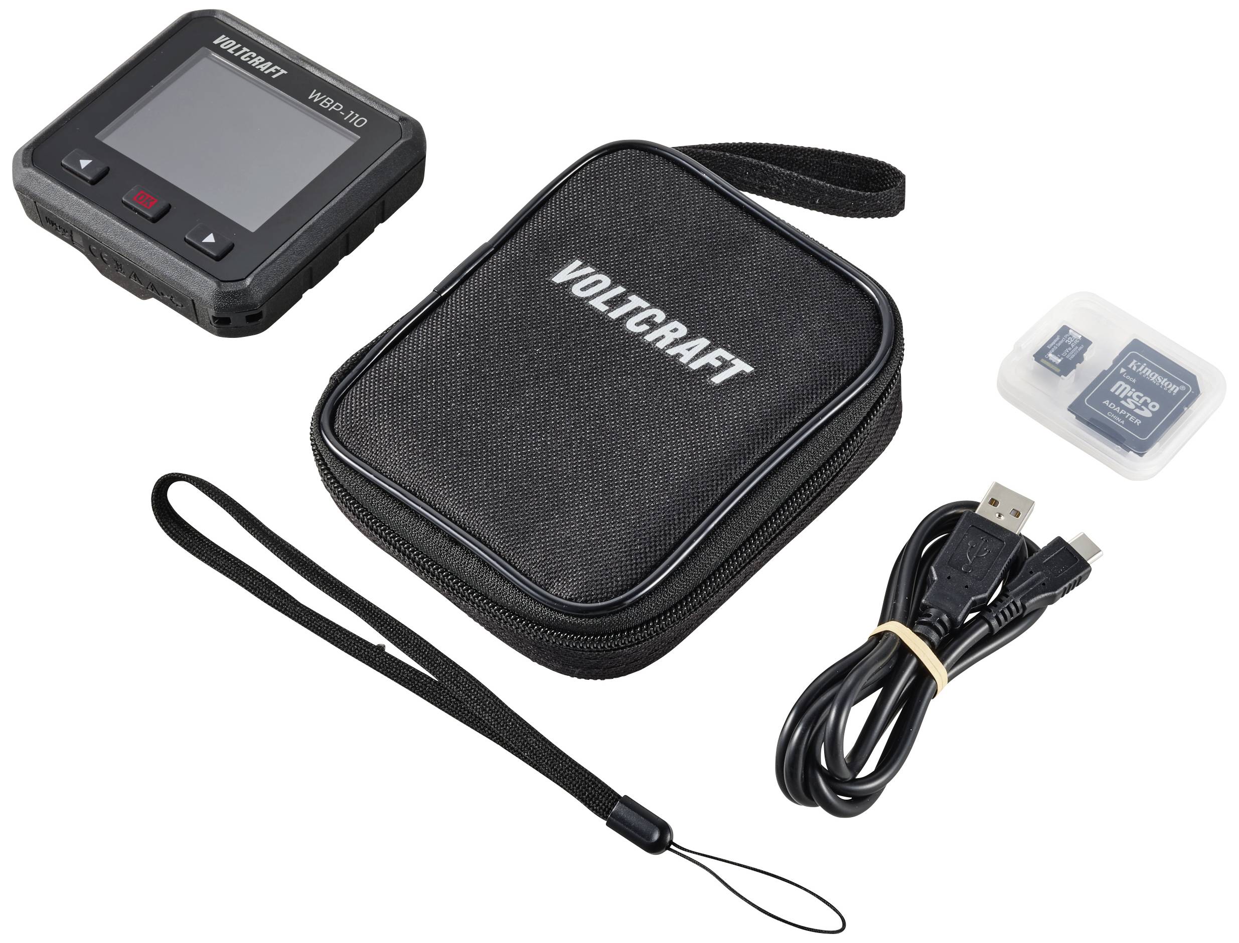 VOLTCRAFT WBP-110 Wärmebildkamera -20 bis 550°C 160 x 120 Pixel 25Hz integrierte Digitalkamera