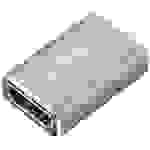 SpeaKa Professional SP-11301992 HDMI Adaptateur [1x HDMI femelle - 1x HDMI femelle] gris UHD 8K @ 60 Hz, UHD 4K @ 120 Hz