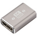 SpeaKa Professional SP-11301992 HDMI Adapter [1x HDMI-Buchse - 1x HDMI-Buchse] Grau UHD 8K @ 60 Hz
