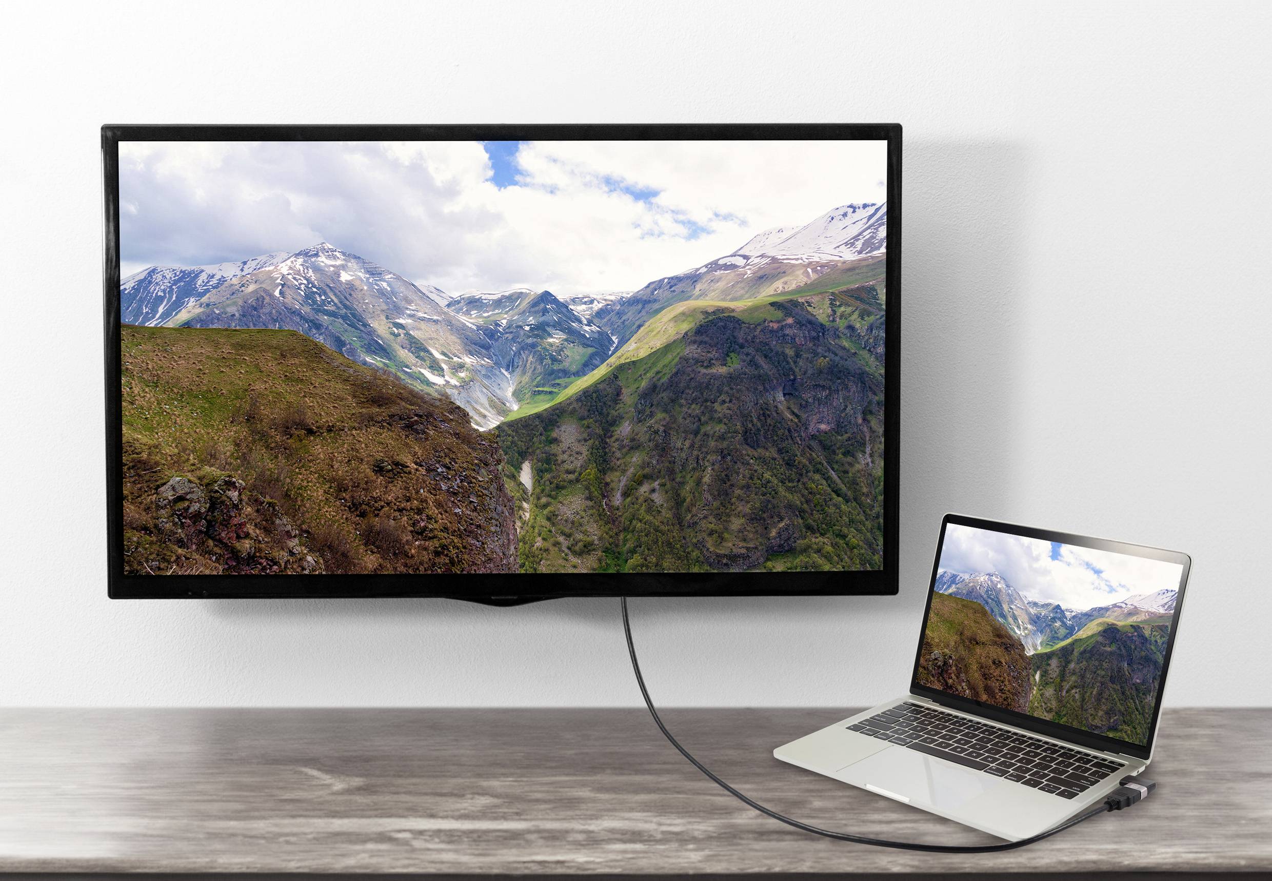 SpeaKa Professional SP-11302004 HDMI Adapter [1x HDMI-Stecker - 1x HDMI-Buchse] Schwarz, Silber UHD 8K @ 60 Hz, UHD 4K @ 120H