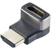 SpeaKa Professional SP-11302012 HDMI Adapter [1x HDMI-Stecker - 1x HDMI-Buchse] Schwarz, Silber UHD 8K @ 60 Hz, UHD 4K @ 120H