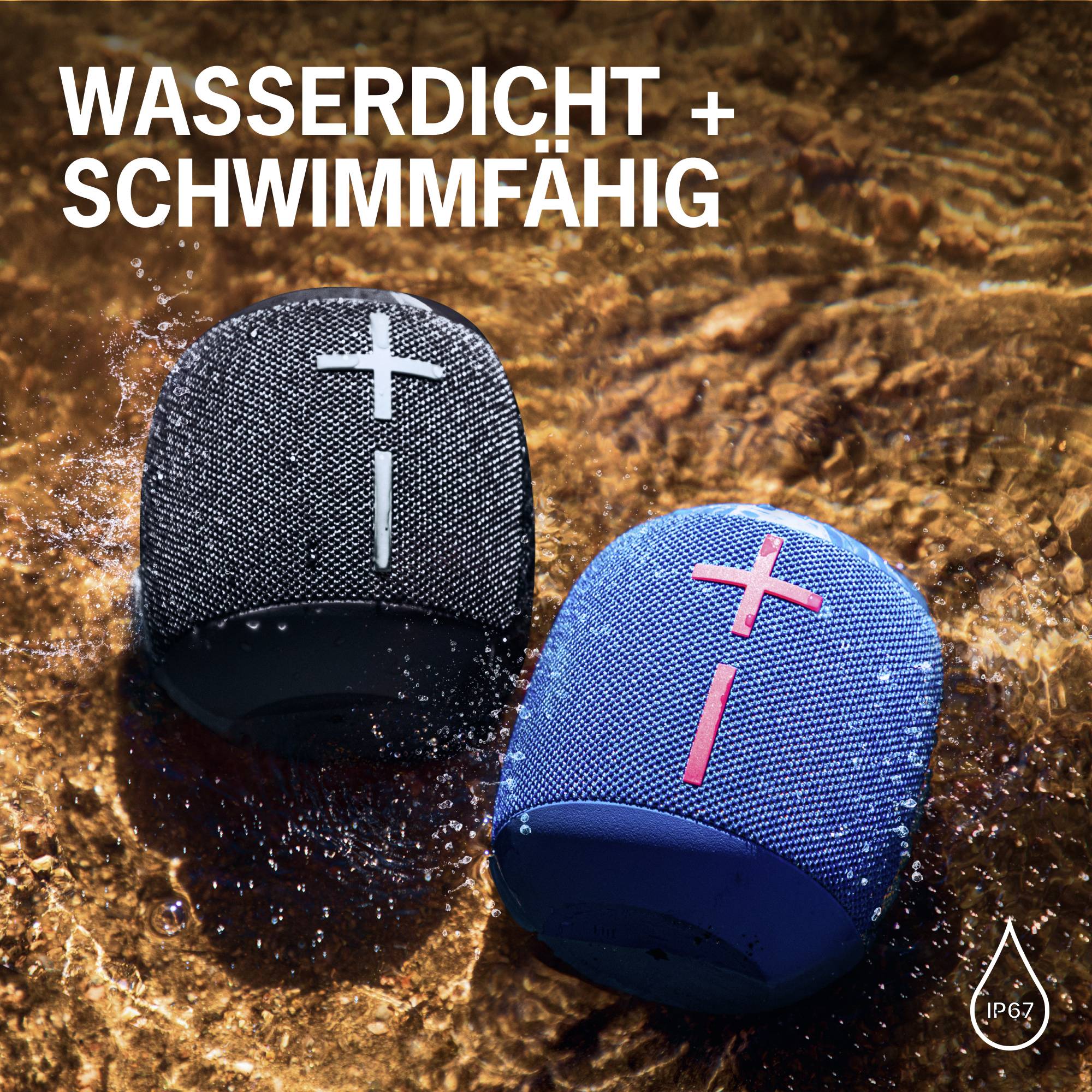 Logitech Ultimate Ears Wonderboom 3 Bluetooth® Lautsprecher Schwarz