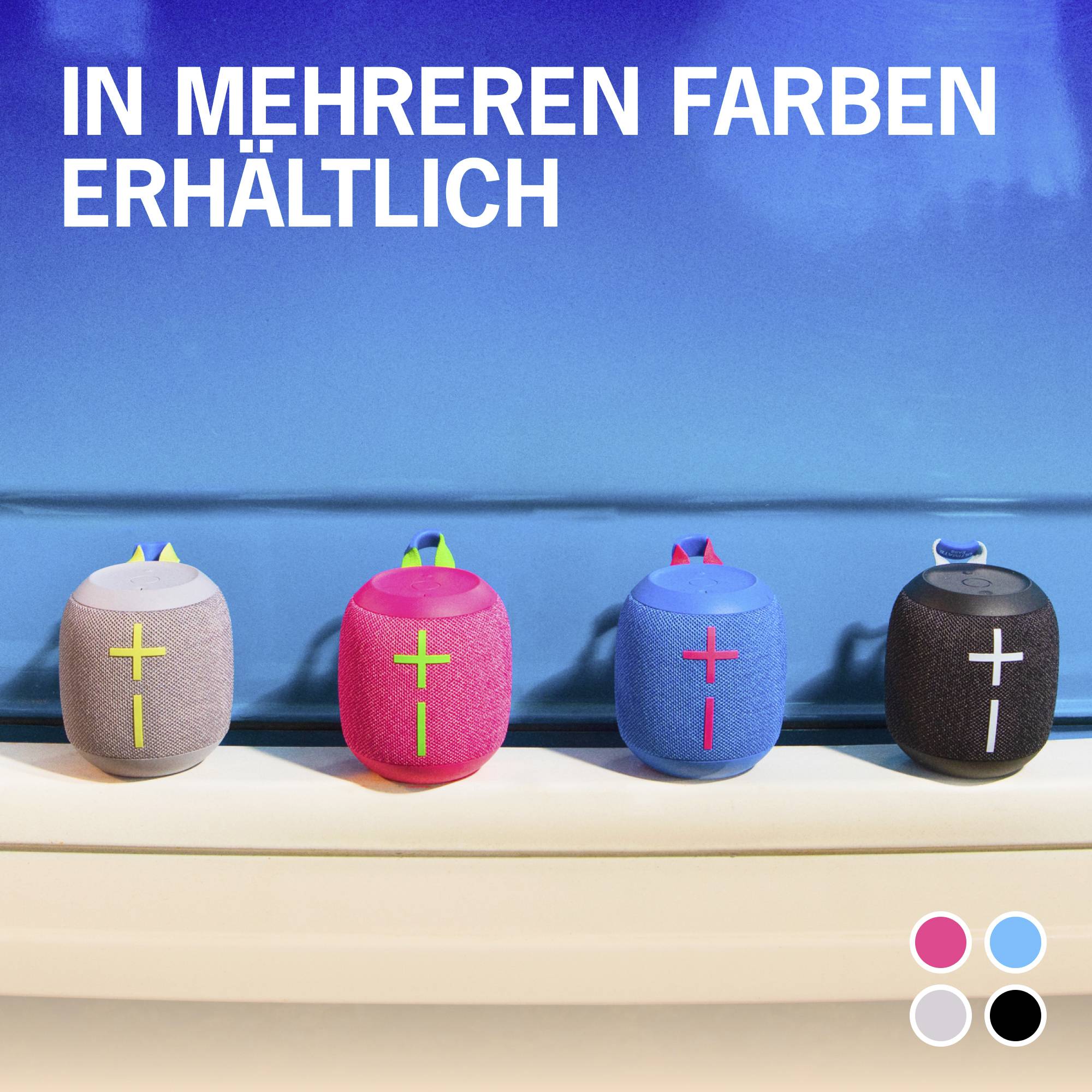 Logitech Ultimate Ears Wonderboom 3 Bluetooth® Lautsprecher Schwarz