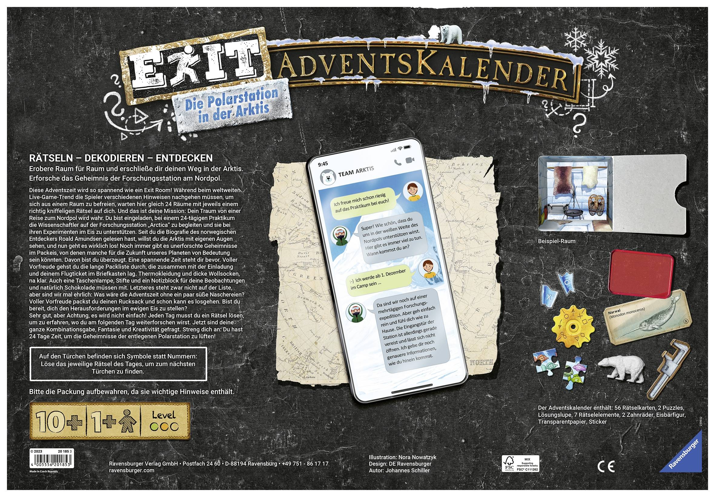 Ravensburger Gemeinschaftsspiele Adventskalender Altersklasse ab 10 Jahre