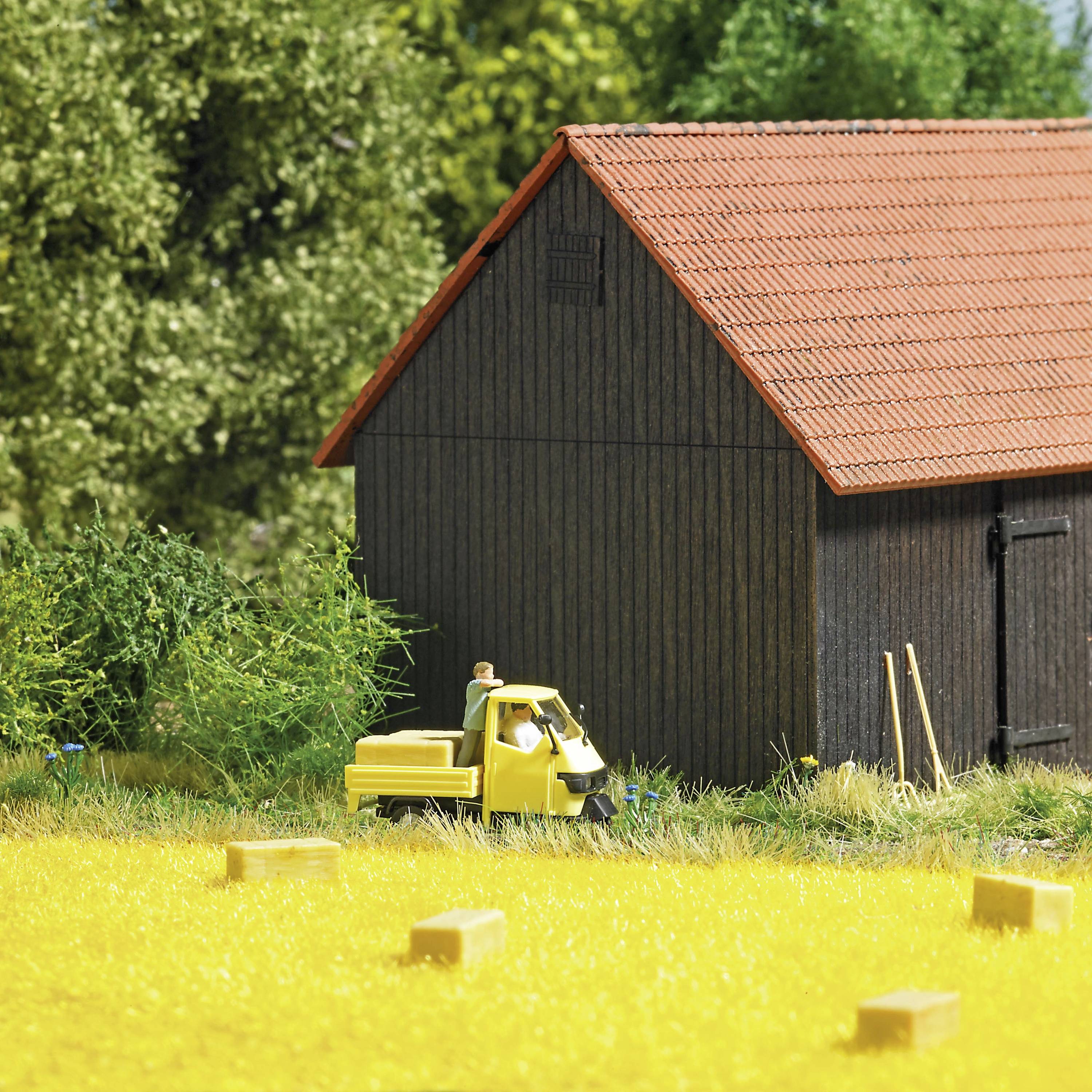 Busch 7934 H0 Landwirtschafts Modell Piaggio Heutransport