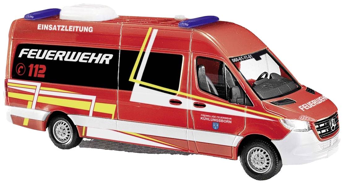 Busch 52625 H0 Einsatzfahrzeug Modell Mercedes Benz Sprinter lang Feuerwehr Kühlungsborn