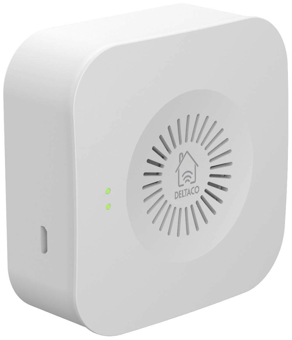 Deltaco - a nordic brand Türsprechanlagen-Zubehör Funk Zusatz-Gong Weiß