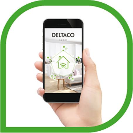 Deltaco - a nordic brand SH-IPC07 WLAN IP Überwachungskamera 1920 x 1080 Pixel