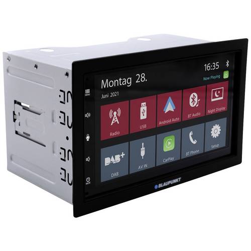Blaupunkt Rotterdam 600 DAB Autoradio Apple CarPlay, Android Auto™, Sistema di navigazione integrato, Telecomando incl Blaupunkt Rotterdam 600 DAB Autoradio Apple CarPlay, Android Auto™, Sistema di navigazione integrato, Telecomando incl