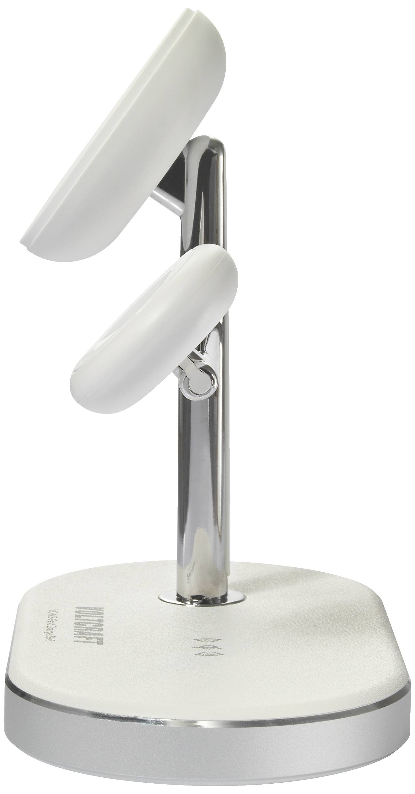 VOLTCRAFT Induktions-Ladeadapter 1.12A VC-MS-Fast Charge 3in1 VC-14134090 Ausgänge Induktionslade-Standard Weiß-Silber