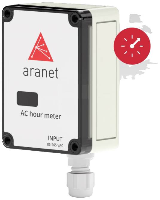 Aranet TDSPAC02 Stundenzähler-Datenlogger