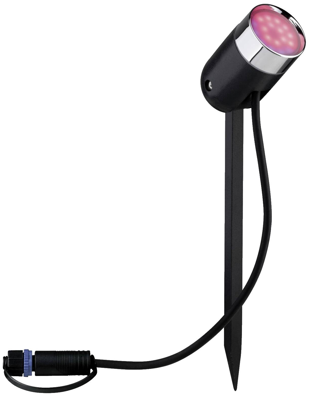 Paulmann 5183smik Gateway + P&S Pike Set Home Paket Smart Home System 13.5W RGBW Schwarz, Silber