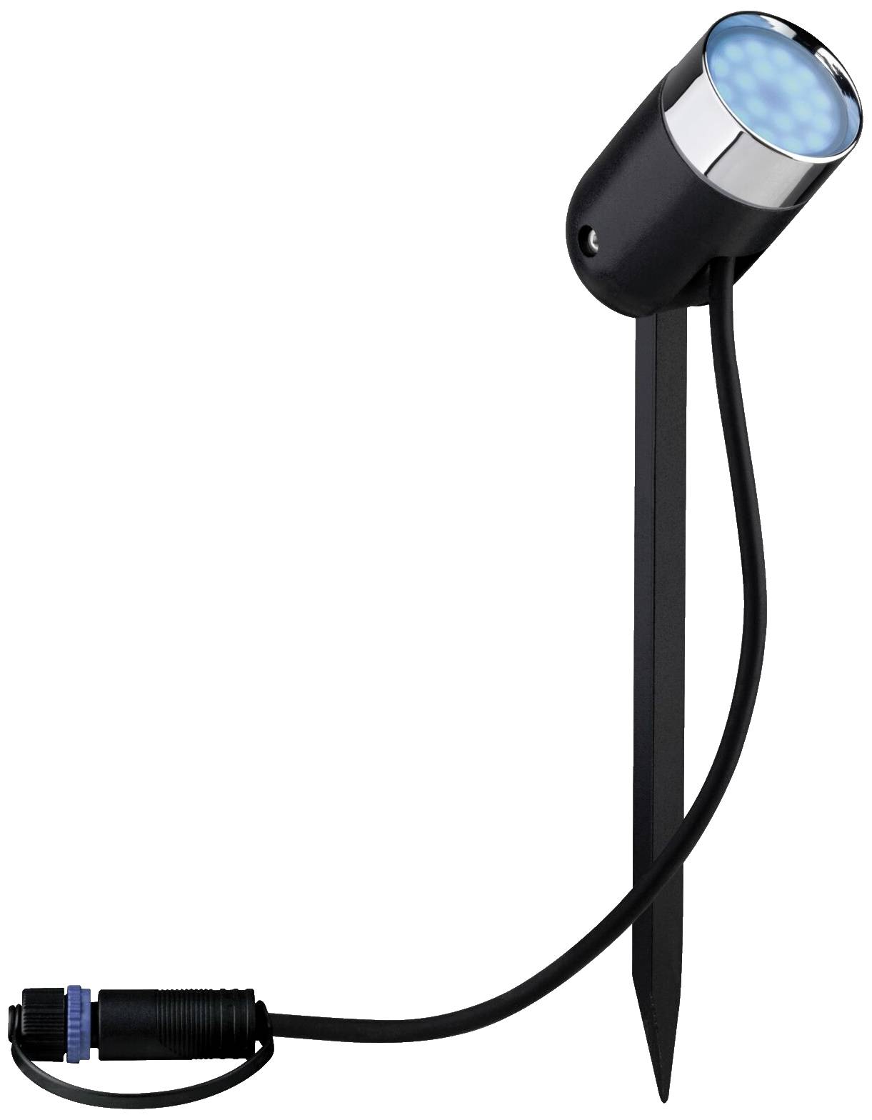 Paulmann 5183smik Gateway + P&S Pike Set Home Paket Smart Home System 13.5W RGBW Schwarz, Silber