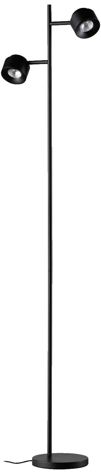 Paulmann Pane I 79775 LED-Stehlampe mit Leseleuchte LED 3 W Schwarz