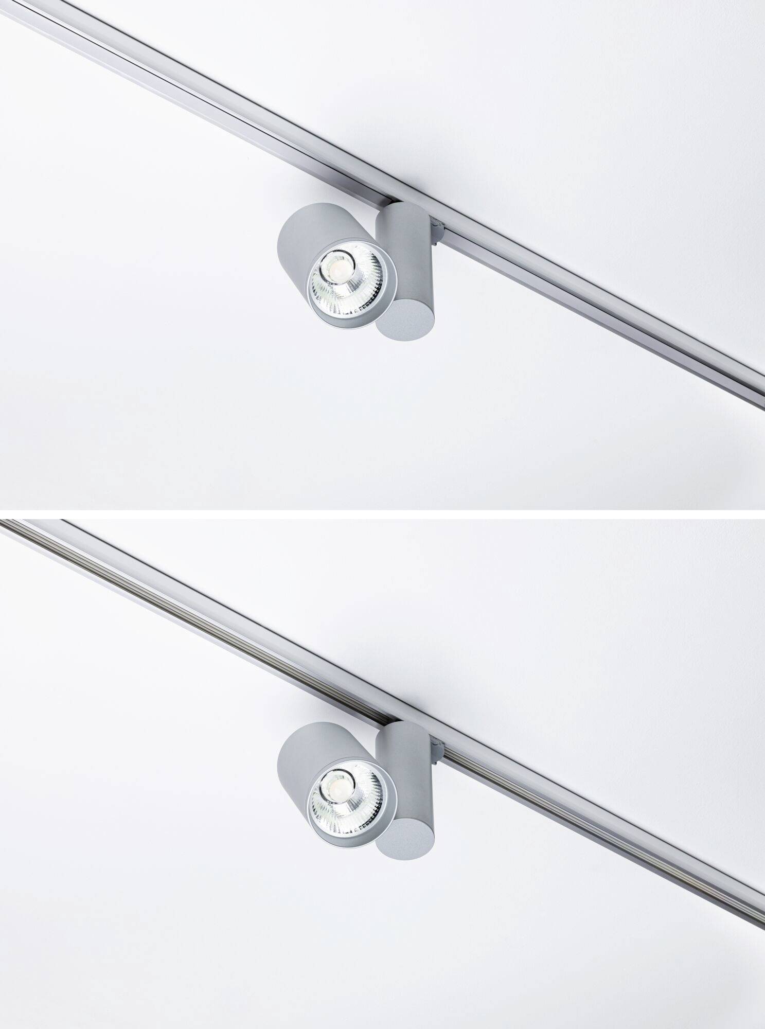 Paulmann 95580 ProRail3 Cover Hochvolt-Schienensystem-Komponente Abdeckschiene Grau