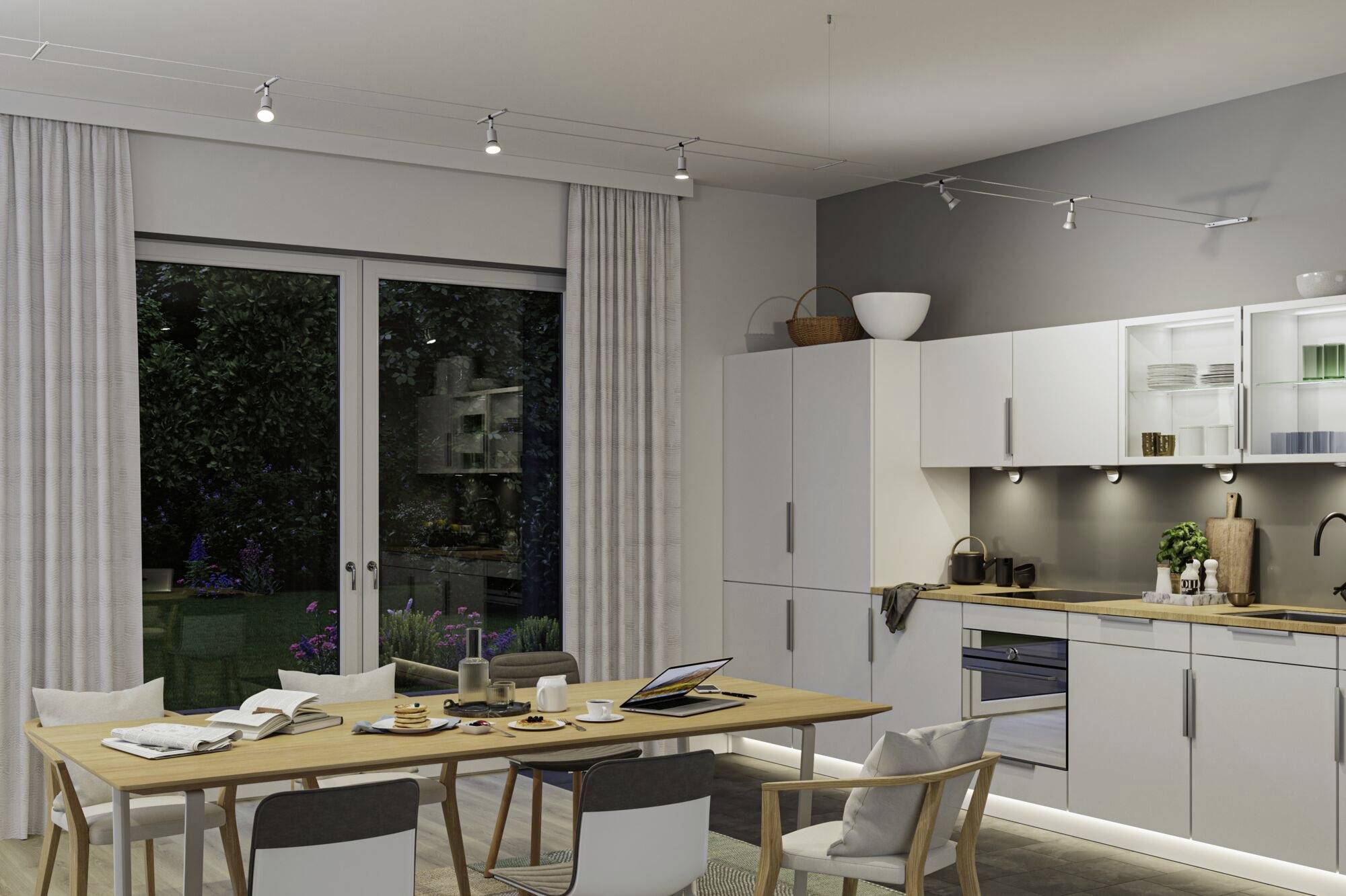 Paulmann Wire Corduo Suspension 94597 Niedervolt-Seilsystem-Komponente Seilabhängung Chrom (matt)