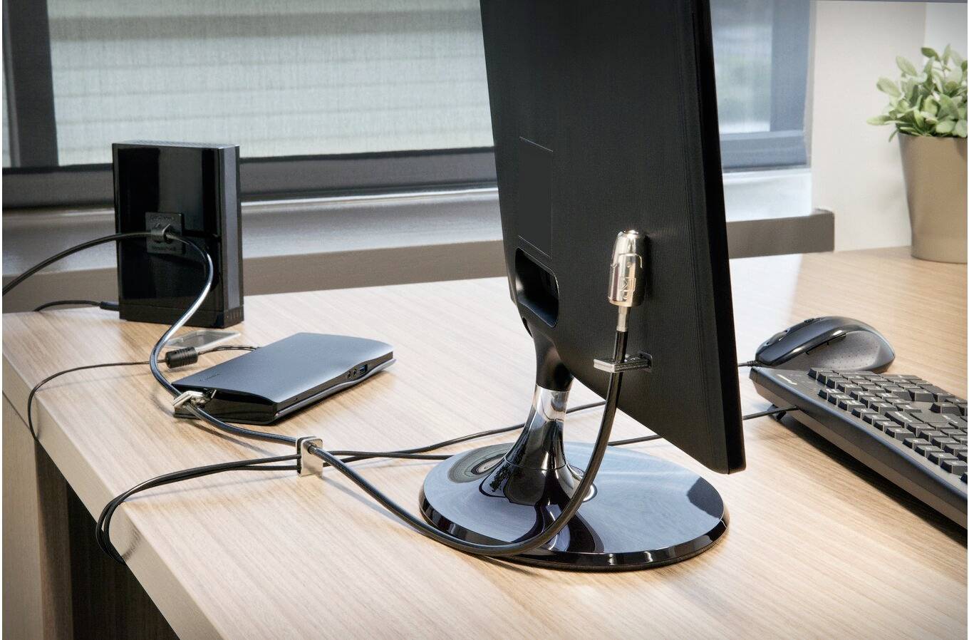 Kensington Desktop Schloss Schlüsselschloss 2400 mm Desktop & Peripherals Locking Kit 2.0
