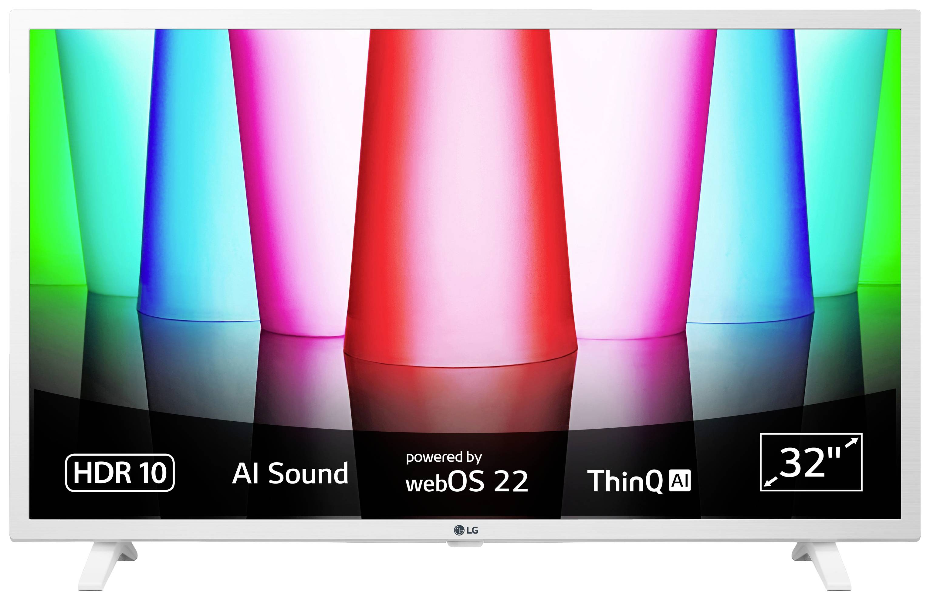 LG Electronics 32LQ63806LC.AEU LED-TV 80cm 32 Zoll EEK F (A - G) DVB-C, DVB-S2, DVB-T2, Full HD, Smart TV, WLAN Weiß