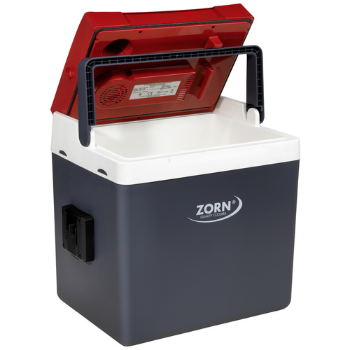 ZORN Cooler Z 26 LNE PX Kühlbox & Heizbox EEK: E (A - G) Thermoelektrisch 230 V, 12V Weiß-Rot, Grau 25l