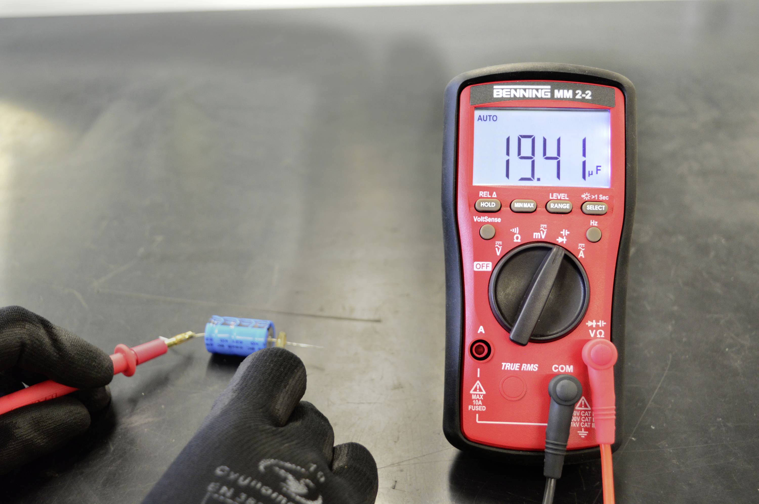 Benning MM 2-2 Hand-Multimeter digital CAT III 600 V, CAT IV 300V Anzeige (Counts): 6000