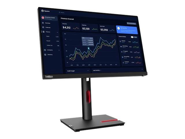 Lenovo ThinkVision T22i-30 LED-Monitor EEK C (A - G) 54.6 cm (21.5 Zoll) 1920 x 1080 Pixel 16:9 4 ms DisplayPort, HDMI®, Audio-Line-out, USB-A (USB
