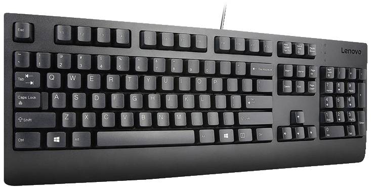 Lenovo Preferred Pro II USB Tastatur Italienisch, QWERTY Schwarz