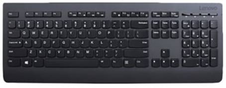 Lenovo Professional Funk Tastatur US-Englisch, QWERTY Schwarz