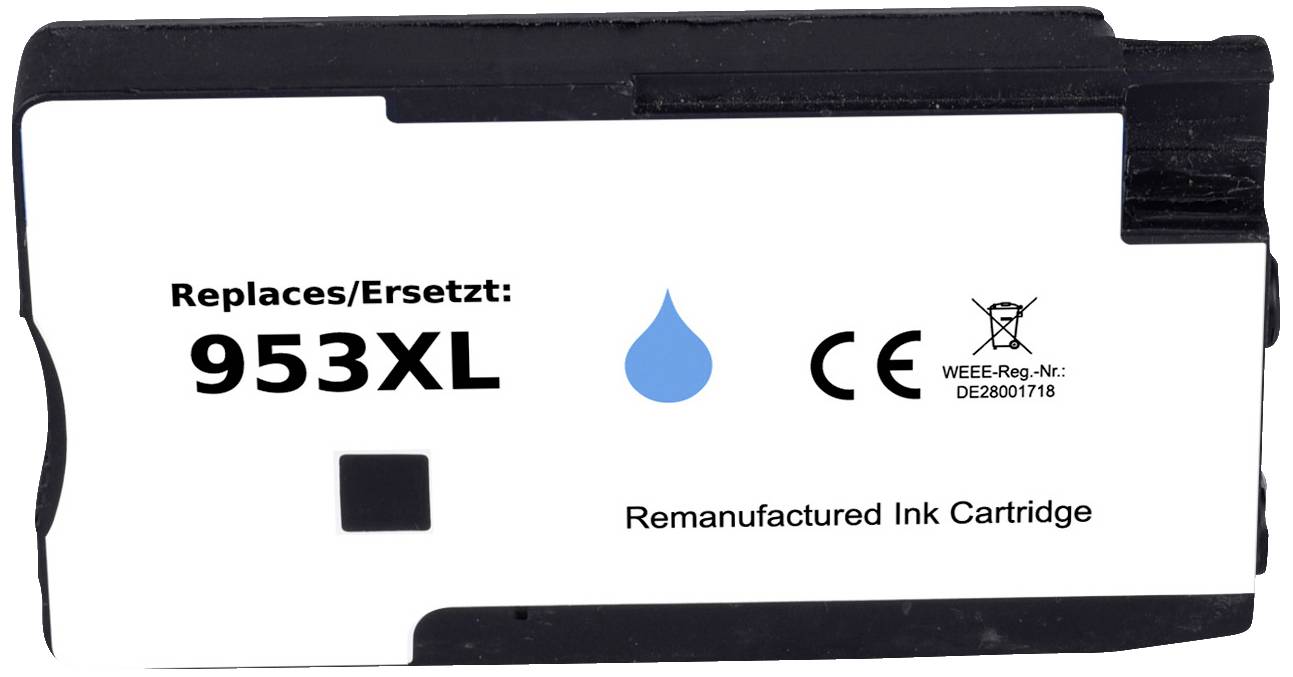 Renkforce Druckerpatrone ersetzt HP 953XL, F6U16AE Kompatibel Cyan RF-5655878