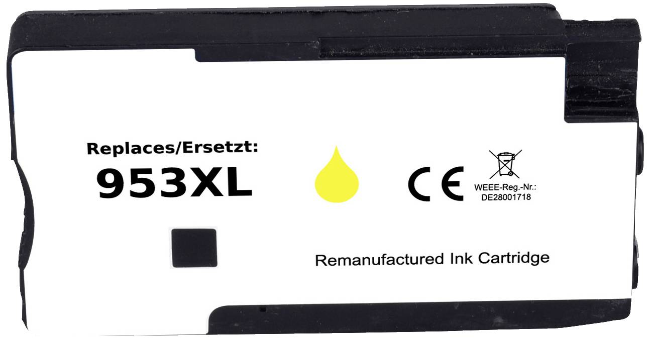 Renkforce Druckerpatrone ersetzt HP 953XL, F6U18AE Kompatibel Gelb RF-5655880
