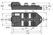 Turck TB-4M12-5P3-10/TXL 6611915 Sensor/Aktorbox passiv 1St.