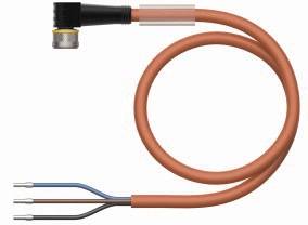 Turck 6630007 Sensor-/Aktor-Anschlussleitung 2m Polzahl Sensoren: 3 1St.