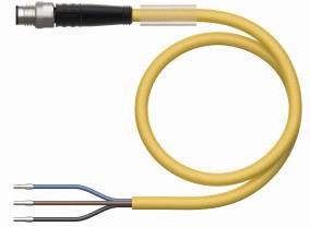 Turck 6630067 Sensor-/Aktor-Anschlussleitung 2m Polzahl Sensoren: 3 1St.