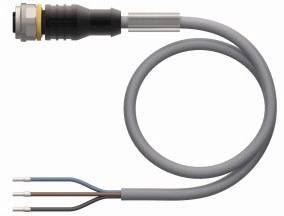 Turck 6629499 Sensor-/Aktor-Anschlussleitung 2m Polzahl Sensoren: 3 1St.