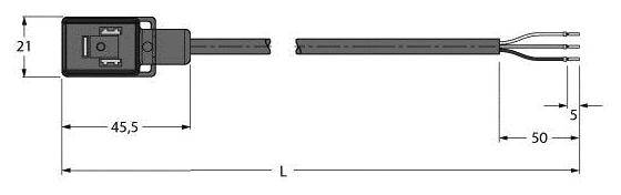 Turck VBS02-S80E-10/TEL Ventilsteck- verbinder Bauform B 6606729 VBS02-S80E-10/TEL 6606729 Inhalt: 1St.
