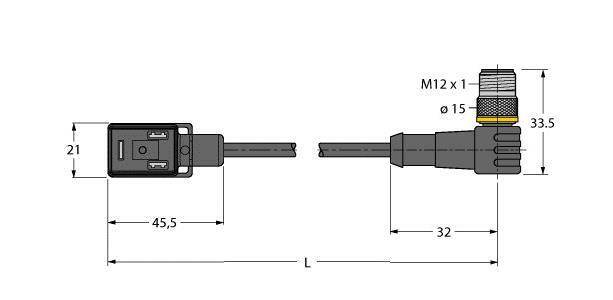 Turck VIS02-S80E-1-WSC5.31T/TXL Ventil- steckverbinder Bauform BI 6606827 VIS02-S80E-1-WSC5.31T/TXL 6606827 Inhalt: 1St.