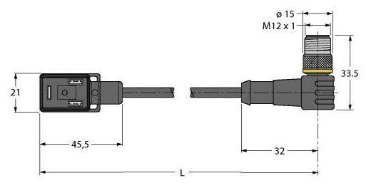 Turck VIS02-S80E-5-WSC5.31T/TXL Ventil- steckverbinder Bauform BI 6606830 VIS02-S80E-5-WSC5.31T/TXL 6606830 Inhalt: 1St.