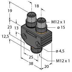 Turck 6934914 Sensor-/Aktor-Verteiler und Adapter 1St.