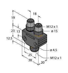 Turck 6934914 Sensor-/Aktor-Verteiler und Adapter 1St.