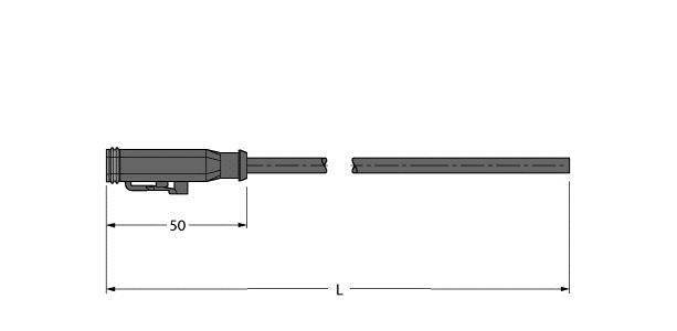Turck 6936708 Sensor-/Aktor-Anschlussleitung 10m Polzahl Sensoren: 2 1St.