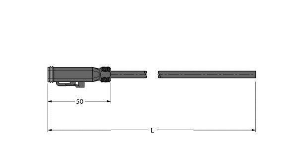 Turck 6936703 Sensor-/Aktor-Anschlussleitung 2m Polzahl Sensoren: 2 1St.