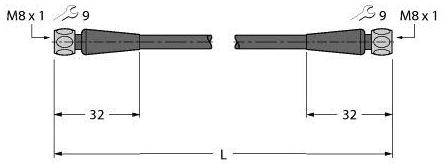 Turck 6934227 Sensor-/Aktor-Steckverbinder, konfektioniert 20m Polzahl Sensoren: 3 1St.