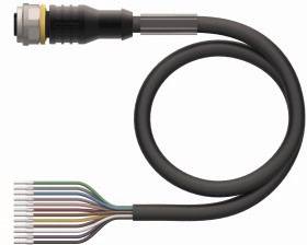 Turck 6631466 Sensor-/Aktor-Anschlussleitung 10m Polzahl Sensoren: 12 1St.