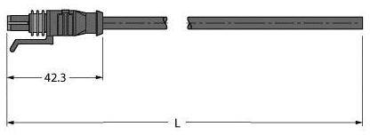 Turck 6936790 Sensor-/Aktor-Anschlussleitung 2m Polzahl Sensoren: 2 1St.