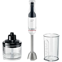 Bosch Haushalt MSM4W220 Stabmixer 600W mit Mixbecher, mit Messbecher, mit Zerkleinereraufsatz, BPA-frei Weiß, Grau Bosch Haushalt MSM4W220 Stabmixer 600W mit Mixbecher, mit Messbecher, mit Zerkleinereraufsatz, BPA-frei Weiß, Grau