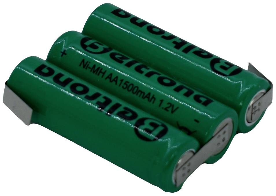 Beltrona 3AA1500 Akkupack 3x Mignon (AA) Z-Lötfahne NiMH 3.6 V 1500 mAh